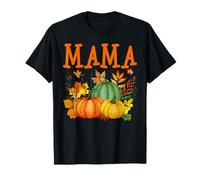 Mama Pumpkins Family Matching Happy Thanksgiving Mom Mother T-Shirt