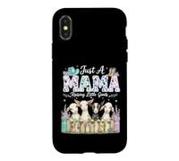 mama raising little goats Case for iPhone X/XS