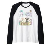 Mama Raising Little Goats Raglan Baseball Tee