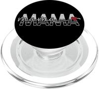 Mama Retro Block Letters With Script Mama Heart PopSockets PopGrip for MagSafe