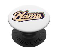 Mama Retro Mom Love Mother's Day Mom Life Cool Vintage Mom PopSockets Adhesive PopGrip