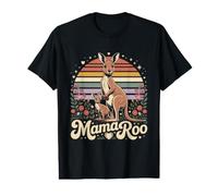 Mama Roo Kangaroo Mother Joey Family Love Value Graphic T-Shirt