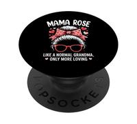 MAMA ROSE Valentine Quote For Loving Grandma Cute Bow PopSockets Adhesive PopGrip