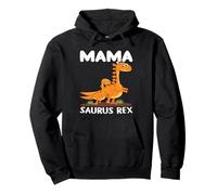 Mama Saurus Rex Mother's Day Mama Dino Mama Mother Saying Pullover Hoodie
