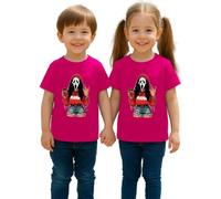 Mama Scream Halloween Horror Movies Films Halloween Costume Outfit Children's T-Shirt, pink, 116