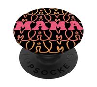 Mama Shirt Gardener Mom Gift Women Heart Mother's Day Tshirt PopSockets Adhesive PopGrip