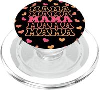 Mama Shirt Gardener Mom Gift Women Heart Mother's Day Tshirt PopSockets PopGrip for MagSafe