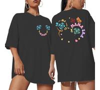 Mama Shirts for Women Mama Tshirt: in My Mama Era Shirt Funny Mom Graphic Tees Oversized Tops, Black, S
