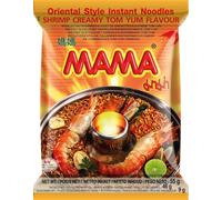 Mama Shrimp Creamy Tom Yum Instant Noodles, 55g (Pack of 30) | Authentic Thai Spicy Soup Flavour | Quick-Cook Easy Meal