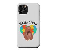 Mama Sloth, Autism Awareness Heart with Sloths Case for iPhone 11 Pro