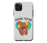 Mama Sloth, Autism Awareness Heart with Sloths Case for iPhone 11 Pro Max