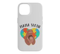 Mama Sloth, Autism Awareness Heart with Sloths Case for iPhone 14