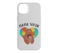Mama Sloth, Autism Awareness Heart with Sloths Case for iPhone 14 Plus