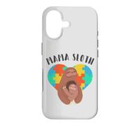Mama Sloth, Autism Awareness Heart with Sloths Case for iPhone 17
