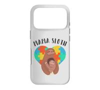 Mama Sloth, Autism Awareness Heart with Sloths Case for iPhone 17 Pro