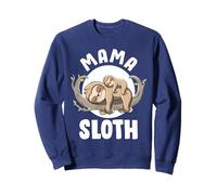 Mama Sloth Cute Pregnancy Announcement Mom to be Sloth Mama Sweatshirt