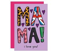 Mama Spice Girls Mothers Day A6 Card