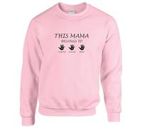 Mama Sweater Personalised, Mama Belongs Custom Sweatshirt with Names, Mum Sweater