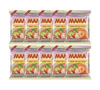 Mama Thai Tom Yum Shrimp Instant Noodles Ramen Jumbo Size 90g (Pack of 10)