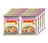 Mama Tom Yum Shrimp Instant Noodles, 60g, Pack of 10, by Food Sanctuary