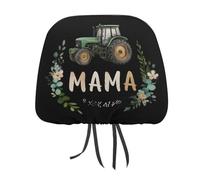 MAMA Tractor Universal Car Seat Headrest Covers Interior Protective Decoration