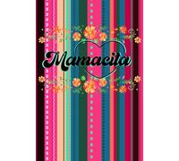 Mamacita 6x9" Dimensions Journal. Mothers Day, Mexican Fabric: 120 Lined Pages