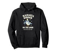 Mamacita Goose On the Loose Cute Funny Retro Pullover Hoodie
