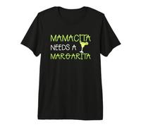 Mamacita Needs a Margarita Funny Cinco de Mayo Mom Drinking Premium T-Shirt