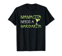Mamacita Needs a Margarita Funny Cinco de Mayo Mom Drinking T-Shirt