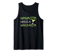 Mamacita Needs a Margarita Funny Cinco de Mayo Mom Drinking Tank Top