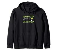 Mamacita Needs a Margarita Funny Cinco de Mayo Mom Drinking Zip Hoodie