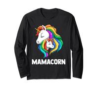 Mamacorn Loving Mama Unicorn and Baby Long Sleeve T-Shirt