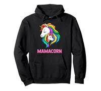 Mamacorn Loving Mama Unicorn And Child Pullover Hoodie