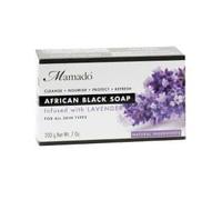 Mamado African Black Soap Infused with Lavender 200g