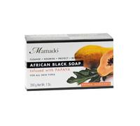 Mamado African Black Soap Infused With Papaya 200 g