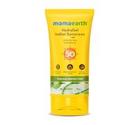 Mamaearth HydraGel Indian Sunscreen SPF 50, With Aloe Vera & Raspberry 50g