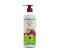 Mamaearth Onion Hair Fall Control Shampoo | Gentle Anti Hair Loss Scalp Cleanser | Natural Hair Growth Formula | with Hydrating Properties of Plant Keratin | No SLS & Paraben | 400ml