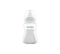 Mamajoo Anti-Colic PP Baby Bottle Medium Flow 6+ months 250ml - Silver