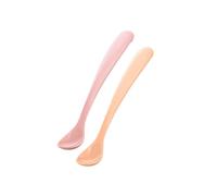 Mamajoo Silicone Spoons with Case Pack of 2 - Powder Pink & Blush