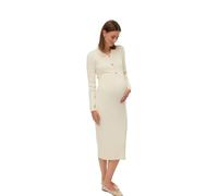 Mamalicious Newsiv Lia Maternity Long Sleeve Midi Dress