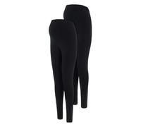 Mamalicious Womens/Ladies Emma Leggings (Pack of 2)10 UK Black GT44803
