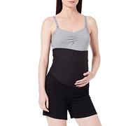 MAMALICIOUS Women's Mlamy Skinny Shorts V, Black Denim, XS