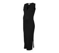 MAMALICIOUS Women's Mlemily Tess S/L JRS Al Dress 2f A. Maternity, Black, M