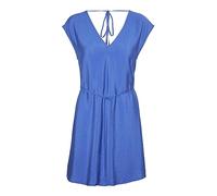 Vero Moda Womens Iris V-Neck Mini Dress Dazzling Blue L