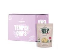 Mamame Tempeh Chips, Rosemary Flavoured, 100g Bags x Pack of 12, Vegan Snacks, High Protein & High in Fibre, Non-GMO, Soy-Free, Dairy-Free & Gluten-Free, Plant-Based, Ready to Eat