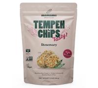 Mamame Tempeh Chips, Rosemary Flavoured, 100g, Pack of 1, Vegan Snacks, High Protein & High in Fibre, Non-GMO, Soy-Free, Dairy-Free & Gluten-Free, Plant-Based, Ready to Eat