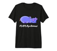 MAMApotamus Mother Hippo Mom Mother's Day Mama Hippopotamus Premium T-Shirt