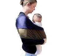 Mamas Bonding Comforter Baby Carrier, Mama's Cozy Bonding Comforter Wraps, Lightweight Chest Harness Baby Carrier, Stretchy Baby Carrier Wraps Easy Infant Carrier Newborn to Toddler (Cyan+Green,M)