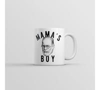 Mamas Boy Sigmund Freud Tea Cup Cute Tea Mugs with Handle Ceramic Drinkware for Everyday Use Cocoa Cappuccino 330Ml