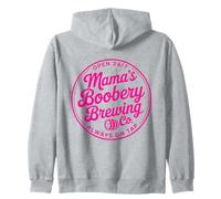 Mamas Milk Bar Funny Breast Feeding Zip Hoodie